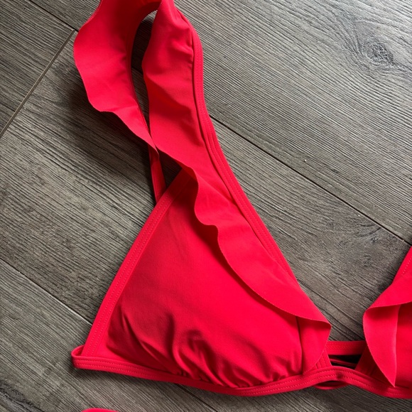 Tory Burch Red Swimsuit Set Size Small - Picture 3 of 11